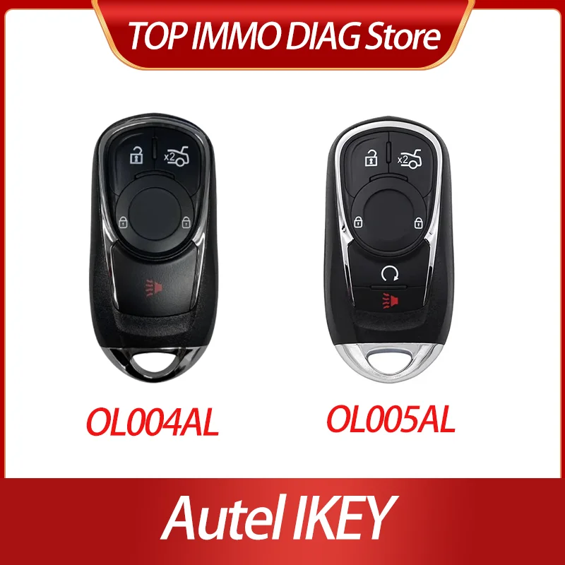

1PCS/2PCS/5PCS AUTEL IKEY OL004AL OL005AL Universal Smart key 315Mhz/433Mhz Work With KM100 IM508 IM608 XP400 Pro
