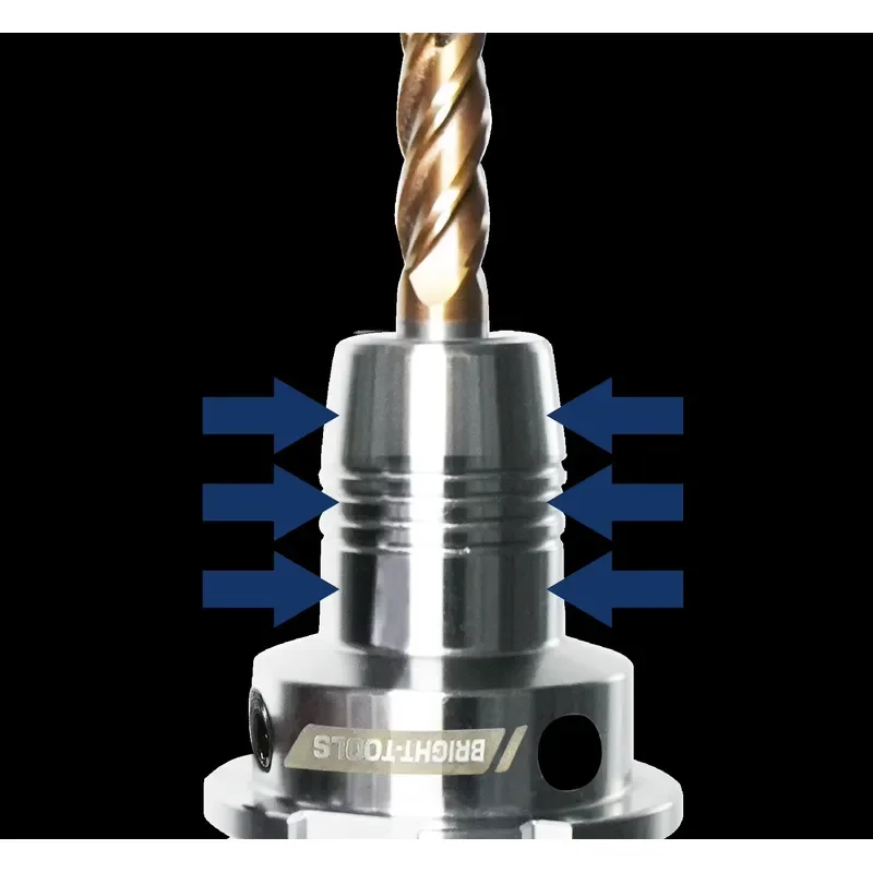 HSK63/HSK100 Hydraulic Chuck CNC Tool Holder High Precision
