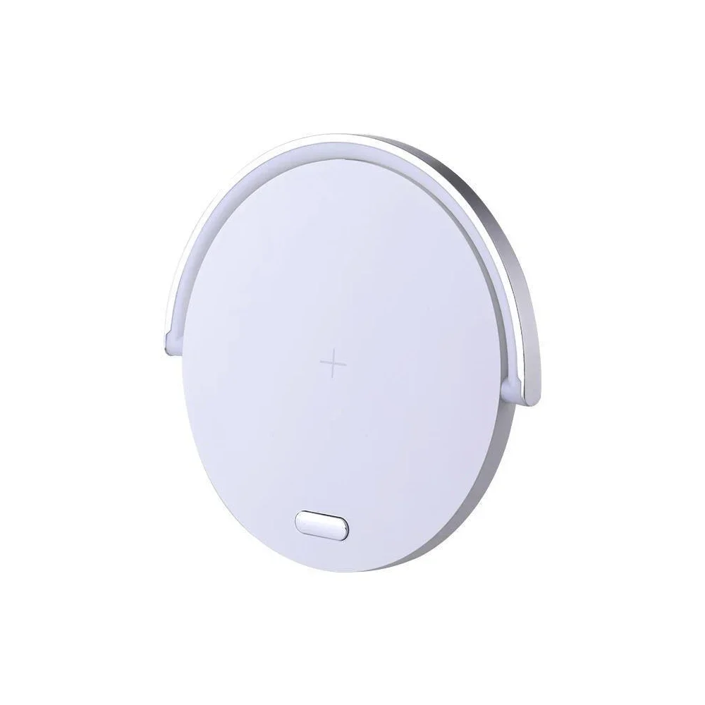 Caricabatterie Wireless Qi lampada da tavolo a LED DC5V 10W ricarica USB lampada da tavolo a LED lampada da comodino da tavolo con regolazione della luce con supporto per telefono