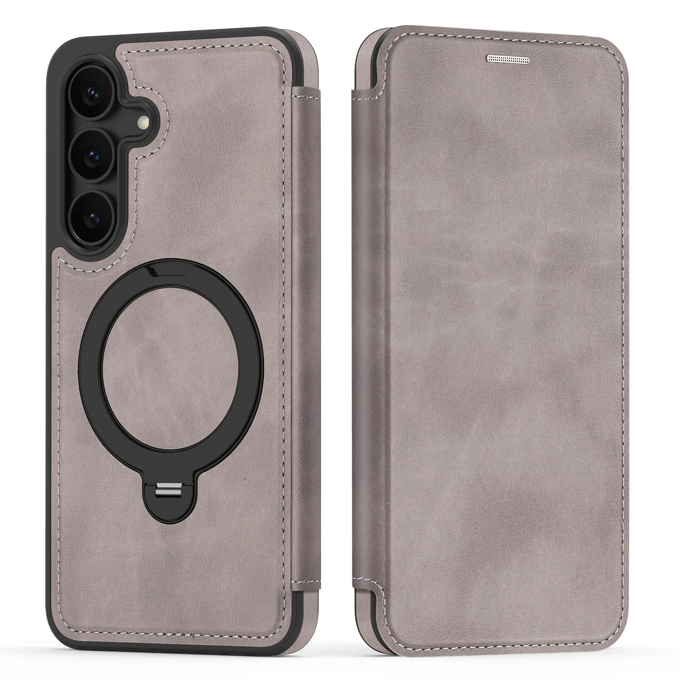 

Для Samsung Galaxy A15 A16 A17 A35 A55 A36 A56 кожаный магнитный кронштейн для беспроводной зарядки чехол для телефона защитный чехол