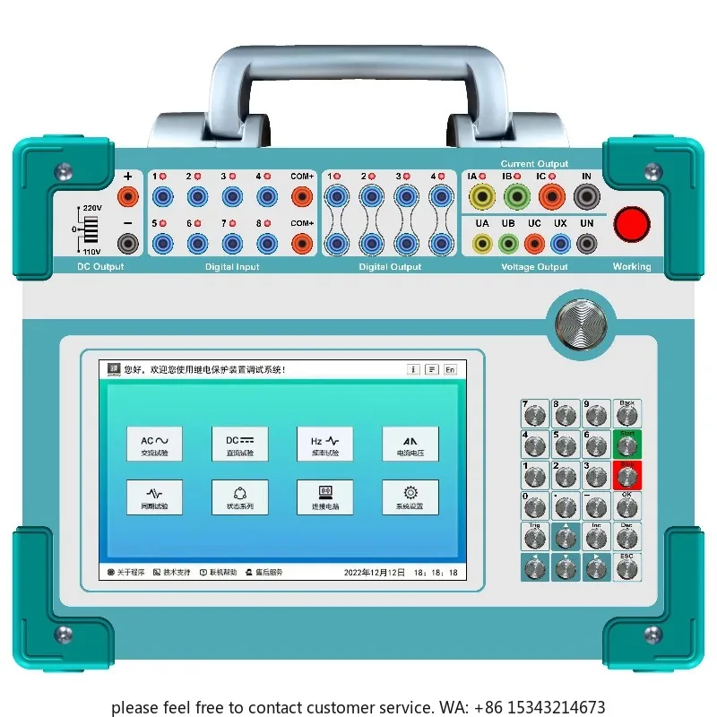 Customized single-phase microcomputer-controlled relay protection tester Three-phase inversion single-phase relay tester