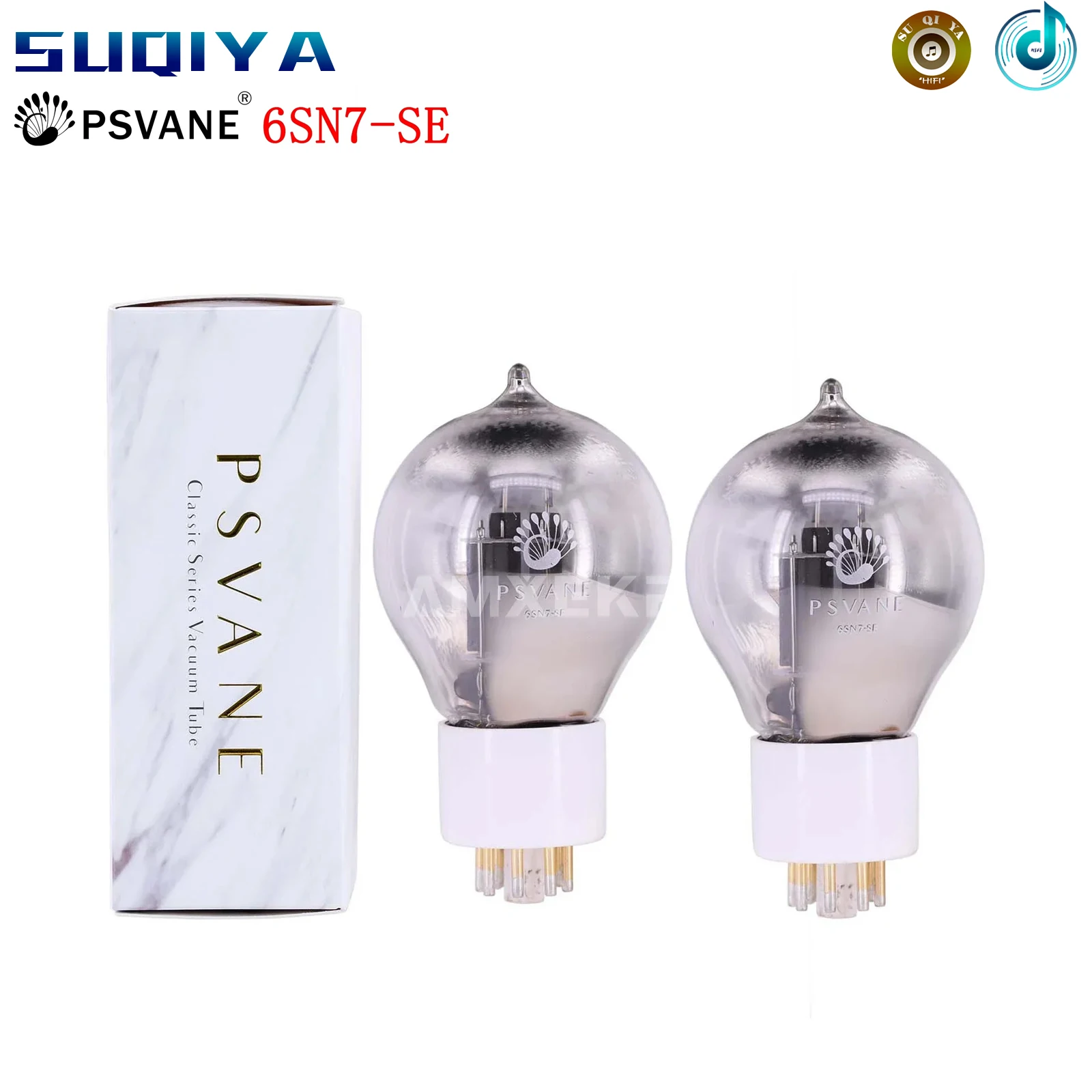 

PSVANE 6SN7 Vacuum Tube 6SN7-SE Replace 6N8P 6SN7 6H8C CV181 UK-6SN7 Electron Tube Vintage HIFI Audio Vacuum Tube Amplifier