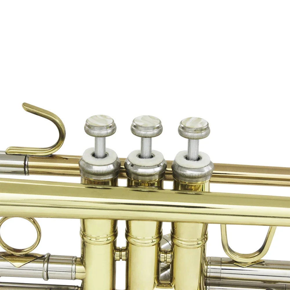 10 Teile/satz Trompete Filz Unterlegscheiben Kissen Pad Trompete Posaune Kornett Ersatz Pad Messing Musical Instrument Teile & Zubehör – Detail 5