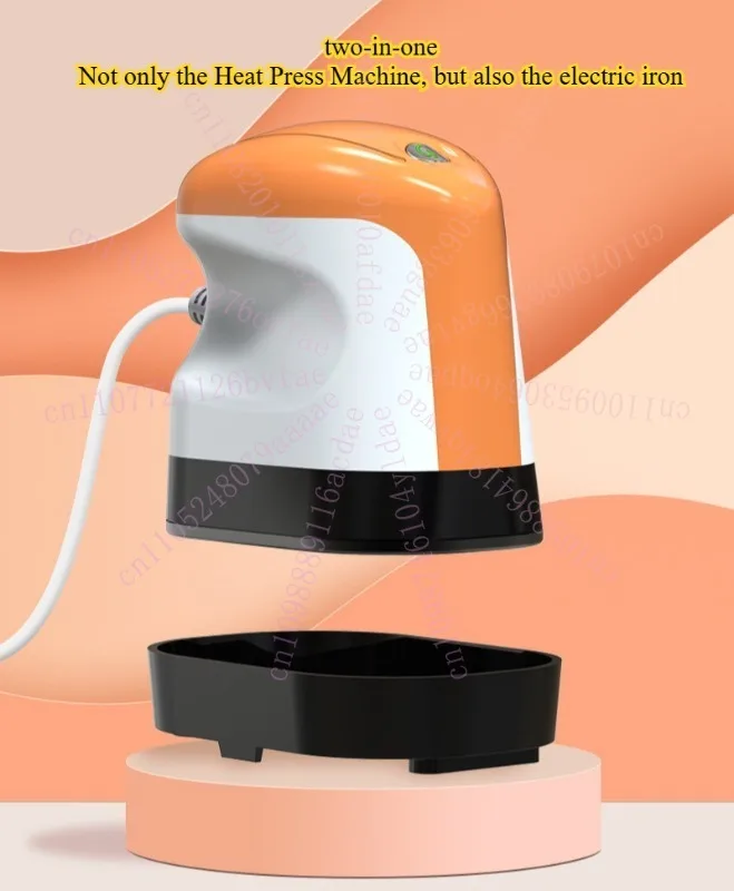 

Small Electric Iron Heat Press Machine LOGO Short Sleeved DIY Label Portable Heat Transfer Machine