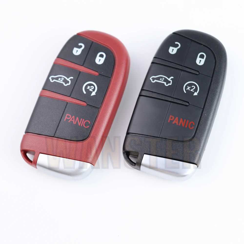 Car Key Fob Case Shell Housing for Jeep Grand Cherokee Dodge Dart Journey RAM 1500 Charger Challenger Durango Chrysler 300