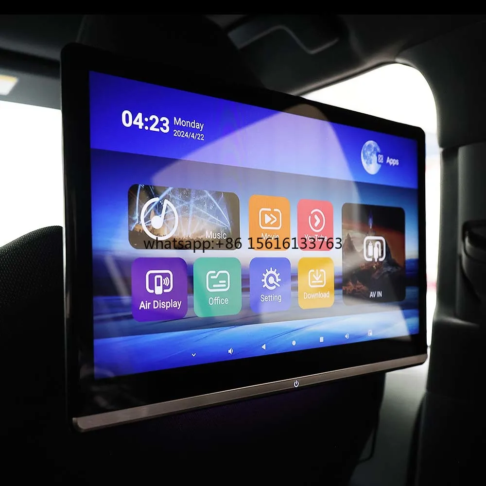 

4kvideo 14 Inch 8CORE 64gb 128gb Android Backseat Screens for Car Display Screen Android Car Headrest