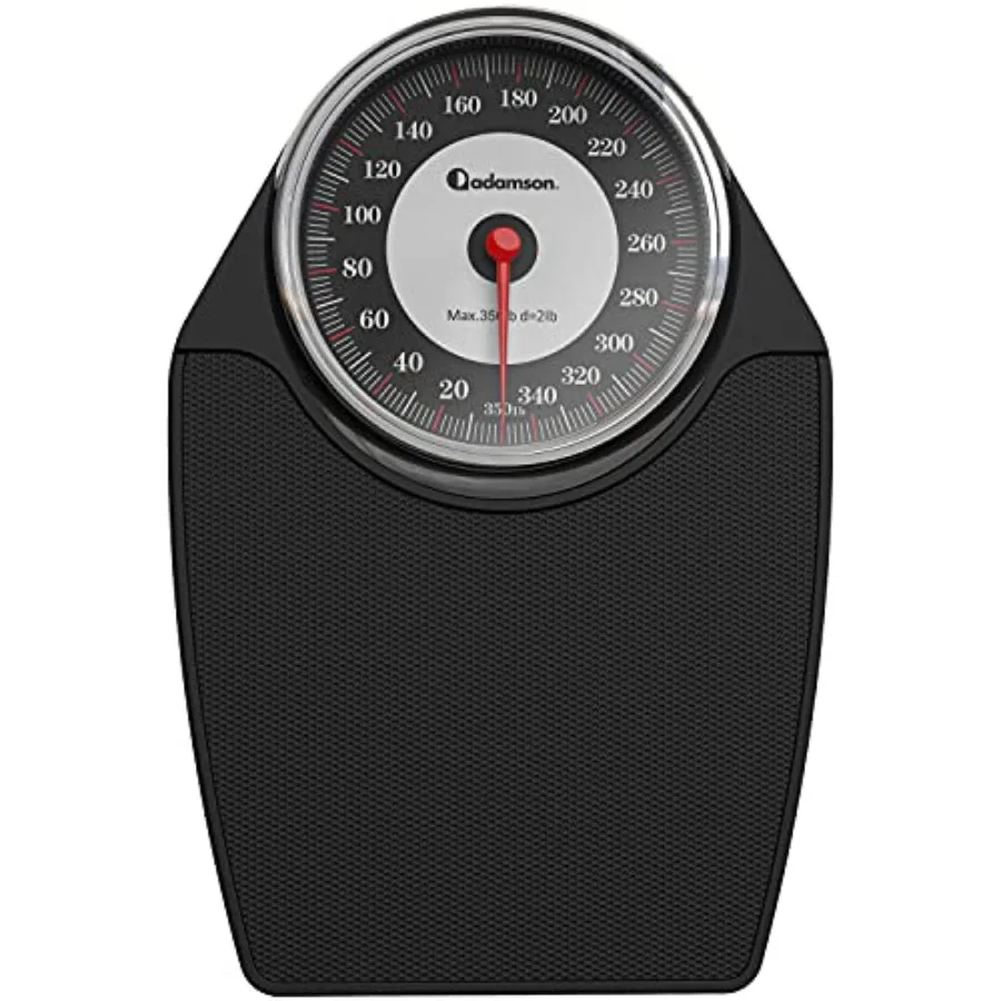 

A24 Scales for Body Weight - Up to 350 LB - New - Anti-Skid Rubber Surface Extra Large Numbers - High Precision Bathroom Scale