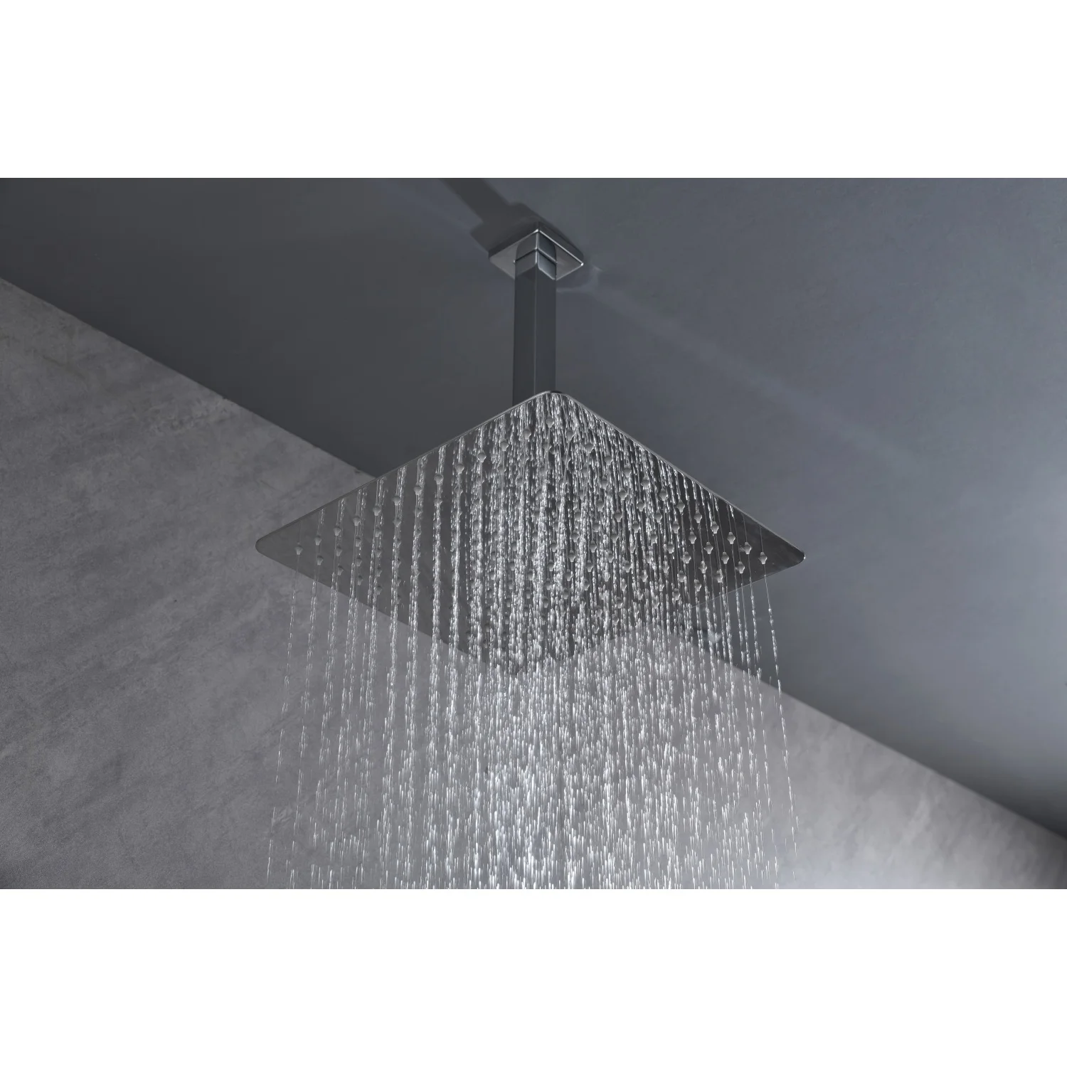 

Rain Shower HeadLarge Rainfall Shower Head Made of 304 Stainless Steel - Perfect Replacement For Your Bathroom Showerhead