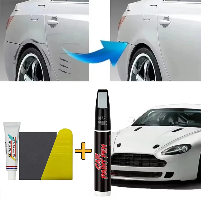 قلم مزيل خدوش السيارة قلم إصلاح الطلاء اللمس لخدوش السيارة مجمع مرمم الطلاء لجميع ألوان السيارات P118 #4