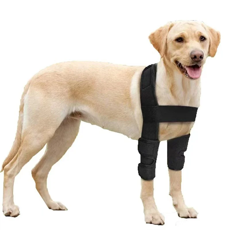 

Anti-Lick Dog Elbow Brace Protector Soft Breathable Pain Relief Shoulder Support Elbow Sleeves Pad for Canine Elbow Pet