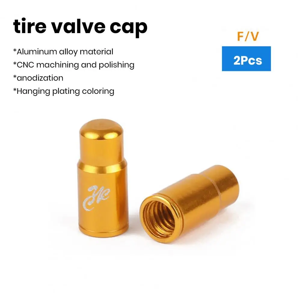 Cnc Tapping Valve Caps Smooth Thread Valve Caps Universal Aluminum Alloy Bike Tire Valve Stem Caps for Mountain Bikes Road Bikes