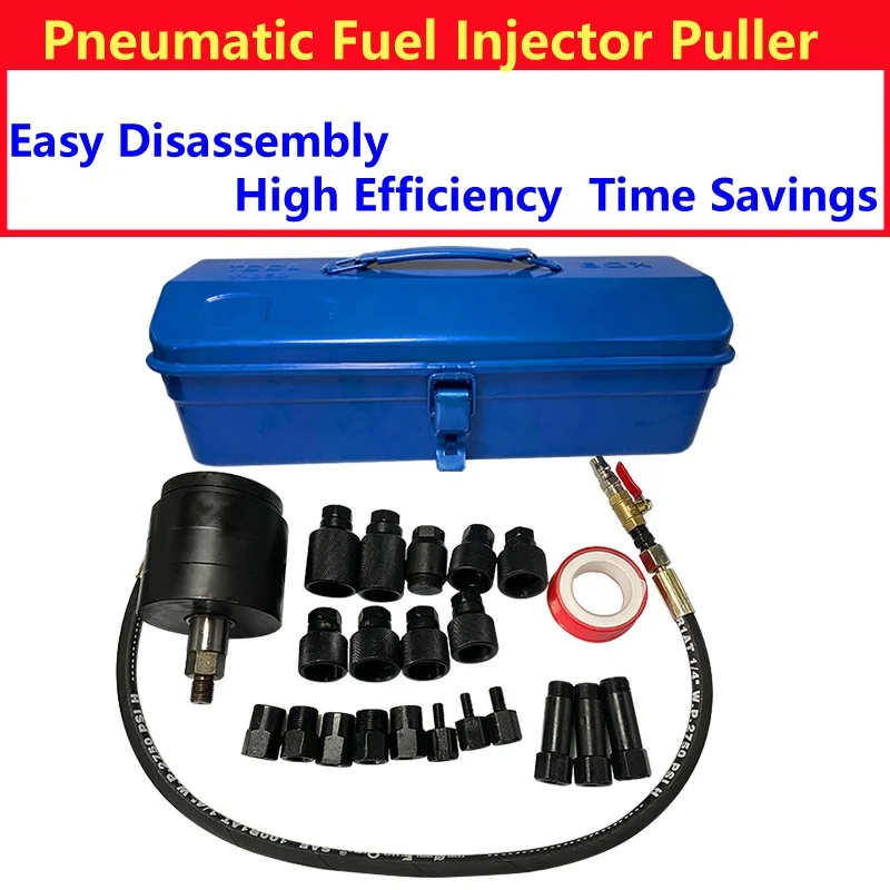 

Пневматический инжектор топливаПрофессиональный инжектор Пневматический съемник Универсальный инструмент для ремонта автомобилей, совместимый с большинством моделей автомобилей