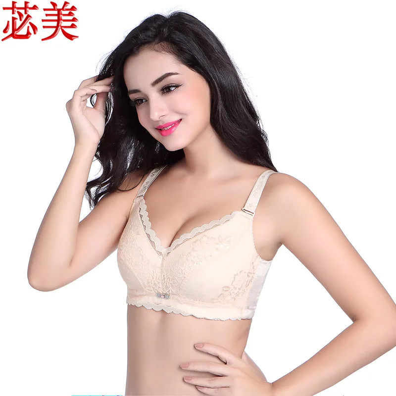 

Size color order message No steel ring healthy breast implant bra silicone fake breast surgery special underwear