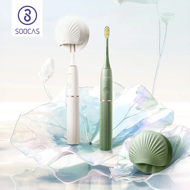 SOOCAS D2 – brosse à dents électrique sonique pour adulte, avec minuterie de stérilisation UVC, longue durée de veille, 3 Modes de soins, Charge