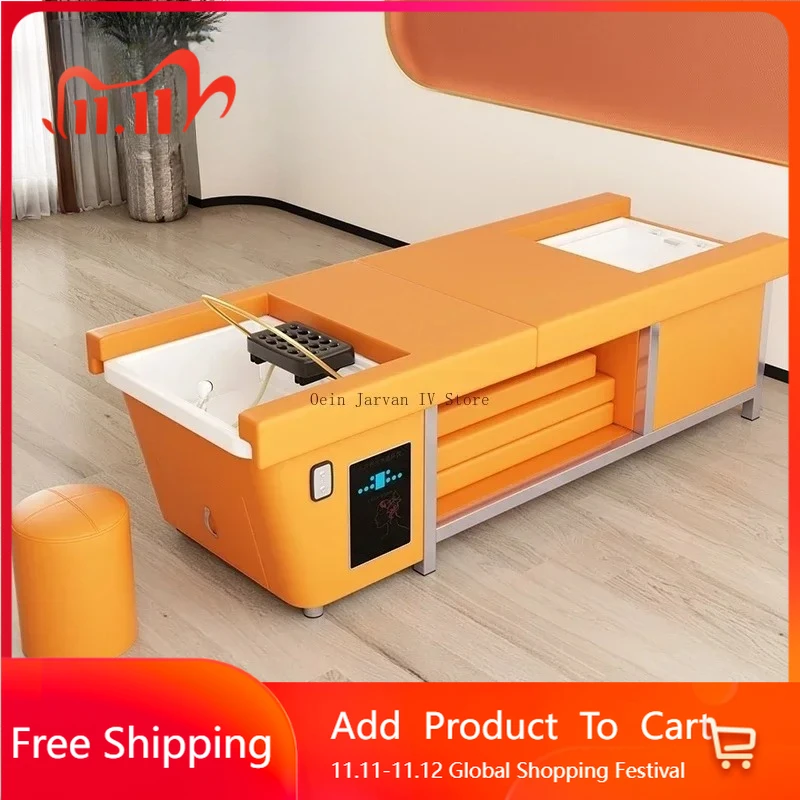 

Italian Simple Shampoo Bed Massage Chair Beauty Hair Wash Head Shampoo Sink Vintage Shampoo Chairs Korean Silla Trendy Furniture