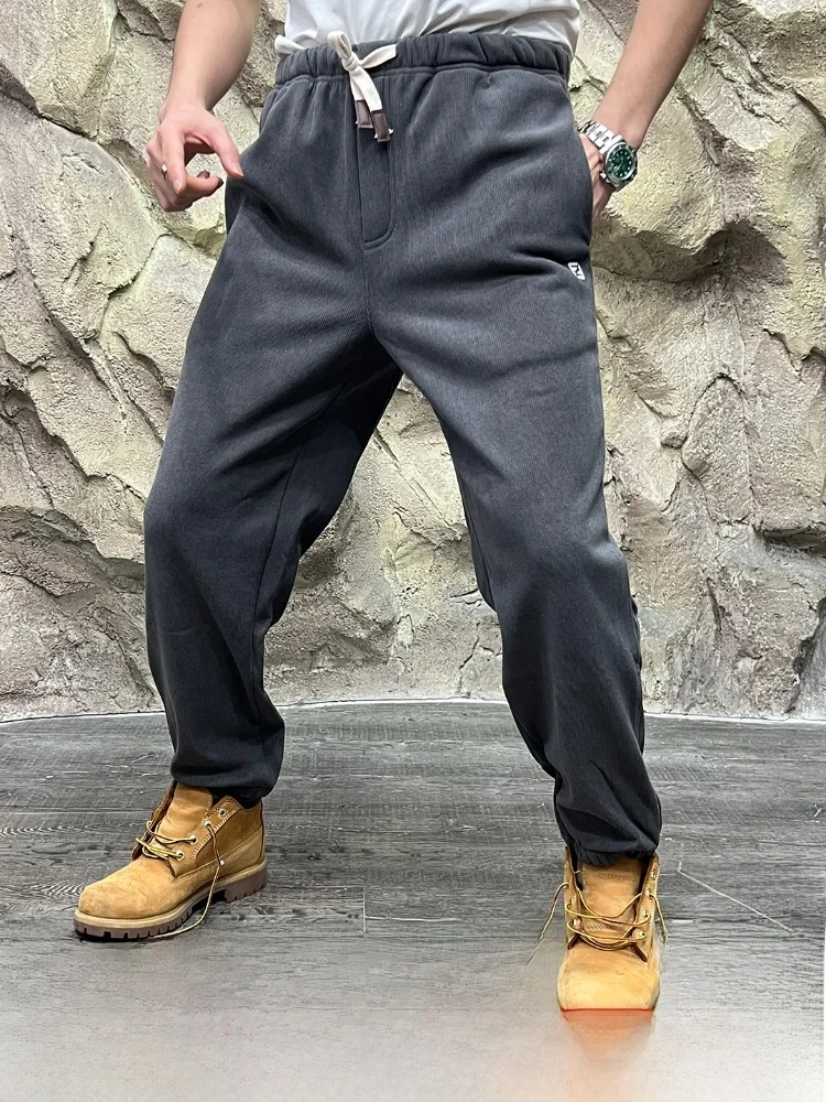 

Couples Corduroy Casual Pants Outdoor Faionable All-Match Long Trousers Men's Women's Autumn Winter New Arrival Polyester F...