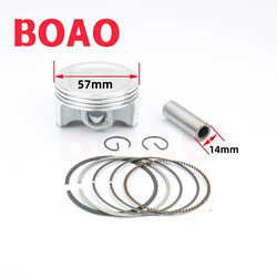 57mm Big Bore Barrel Set Motorcycle Piston and Ring Yamaha YZF-R 125 YZFR125 YZF R125 2008 - 2013 LC150 Modified Engine