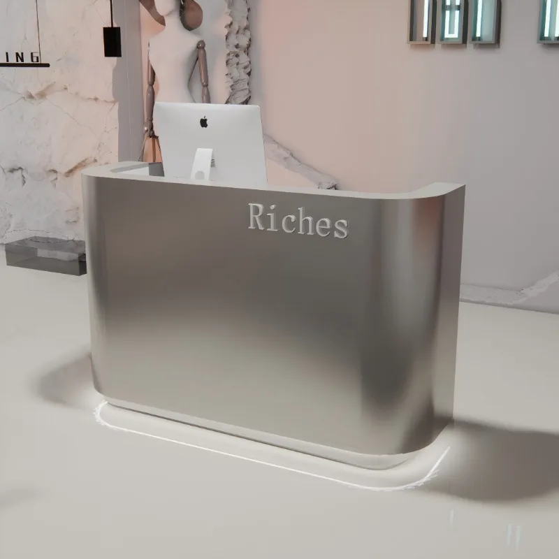 Company Modern Reception Desks Shop Beauty Unique Bar Luxury Restaurant Reception Desks Design Mostrador Commercial Furniture