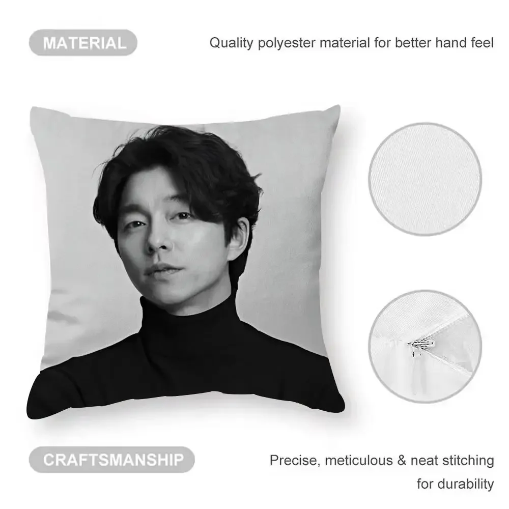 Hot Actor Double-sided Printed pillow cover Short plush Suitable living rooms bedrooms sofas throw cushion cover
