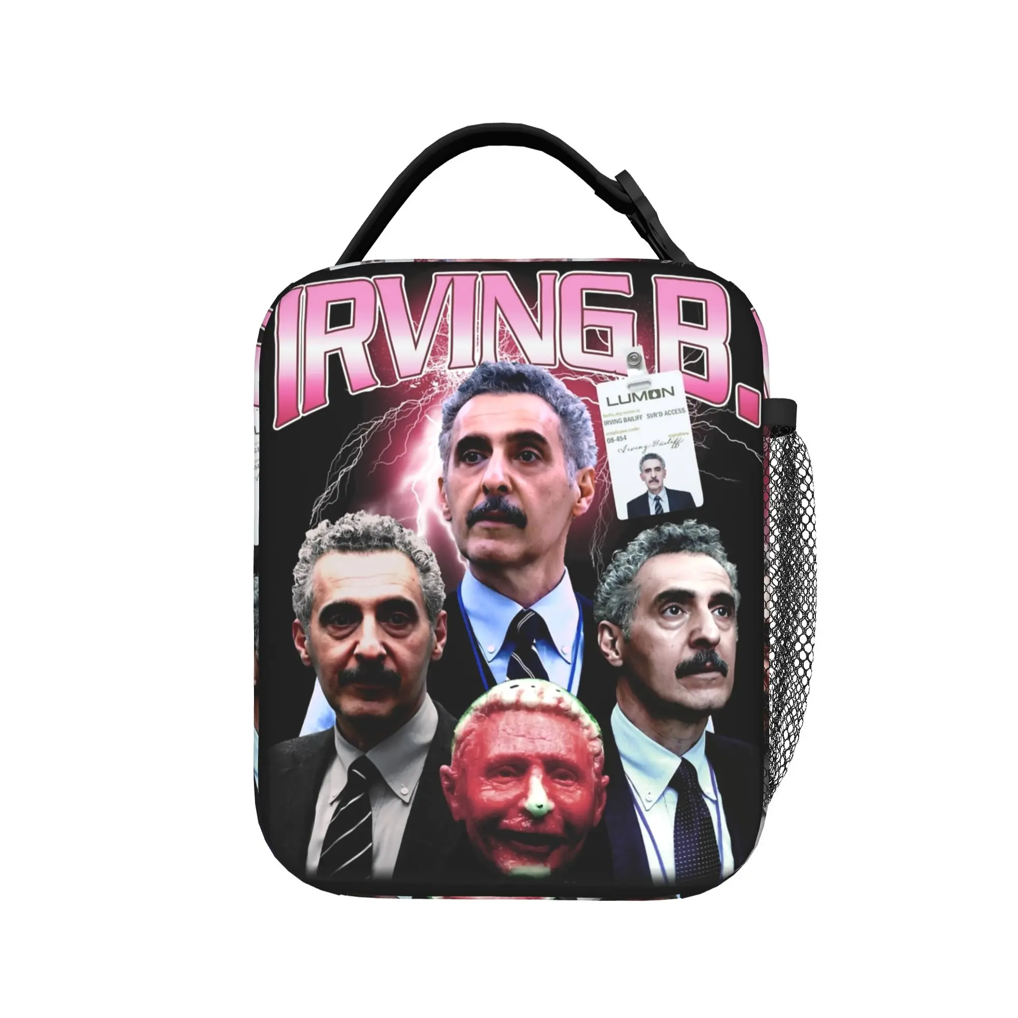 Severance Irving Bailiff Retro Movies Series Poster Thermal Insulated Lunch Bag for Work Bento Box Cooler Thermal Food Box