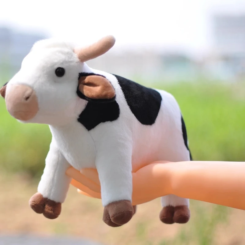 

Cute Animal Calf Doll Cow Plush Toy Sleeping Pillow Children's Doll Birthday Gift 37cm DY10393