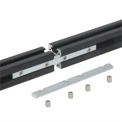 1Pcs Straight Line Inside Connector Joint Bracket with Screws for 20/30/40/45 Series EU Standard Aluminum Profile 2020 3030 4040