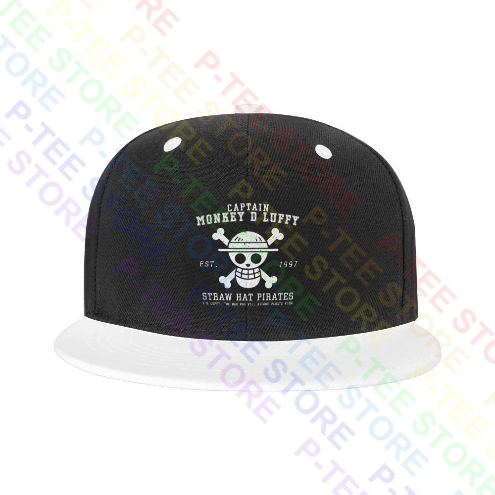 Um pedaço 1 capitão macaco d luffy snapback boné colorido bonés de beisebol chapéu all-match ajustável