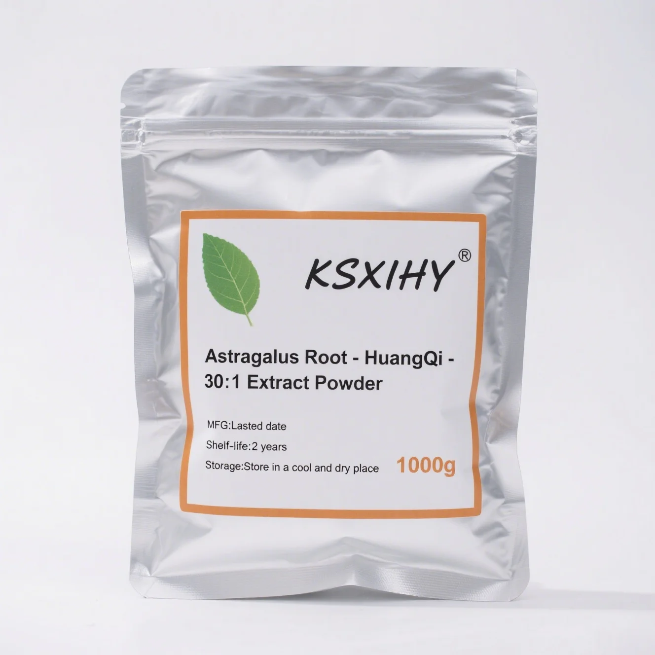 Customized Aluminum Foil Bag for Astragalus Root Extract Powder 30:1 DoubleDeck PlasticBag for Global Distributors