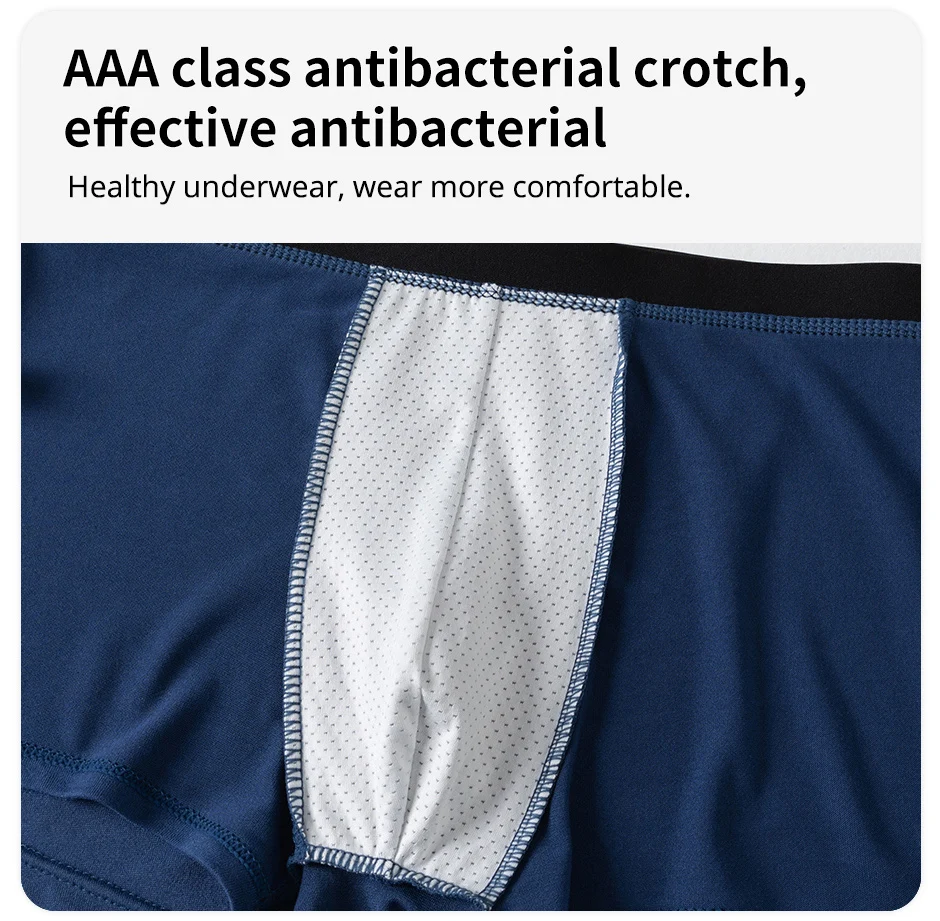 4/10-teiliges Set klassischer, modischer, einfarbiger Unterwäsche für Herren, bequem, Übergröße, schwarze Boxershorts für Teenager, Basisshorts – Detail 8