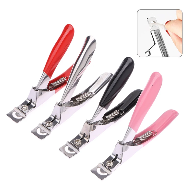 

New Nail Art Tips Clipper Trimmer Scissors Round Edge Finger Cutter False Nails Manicure Tool