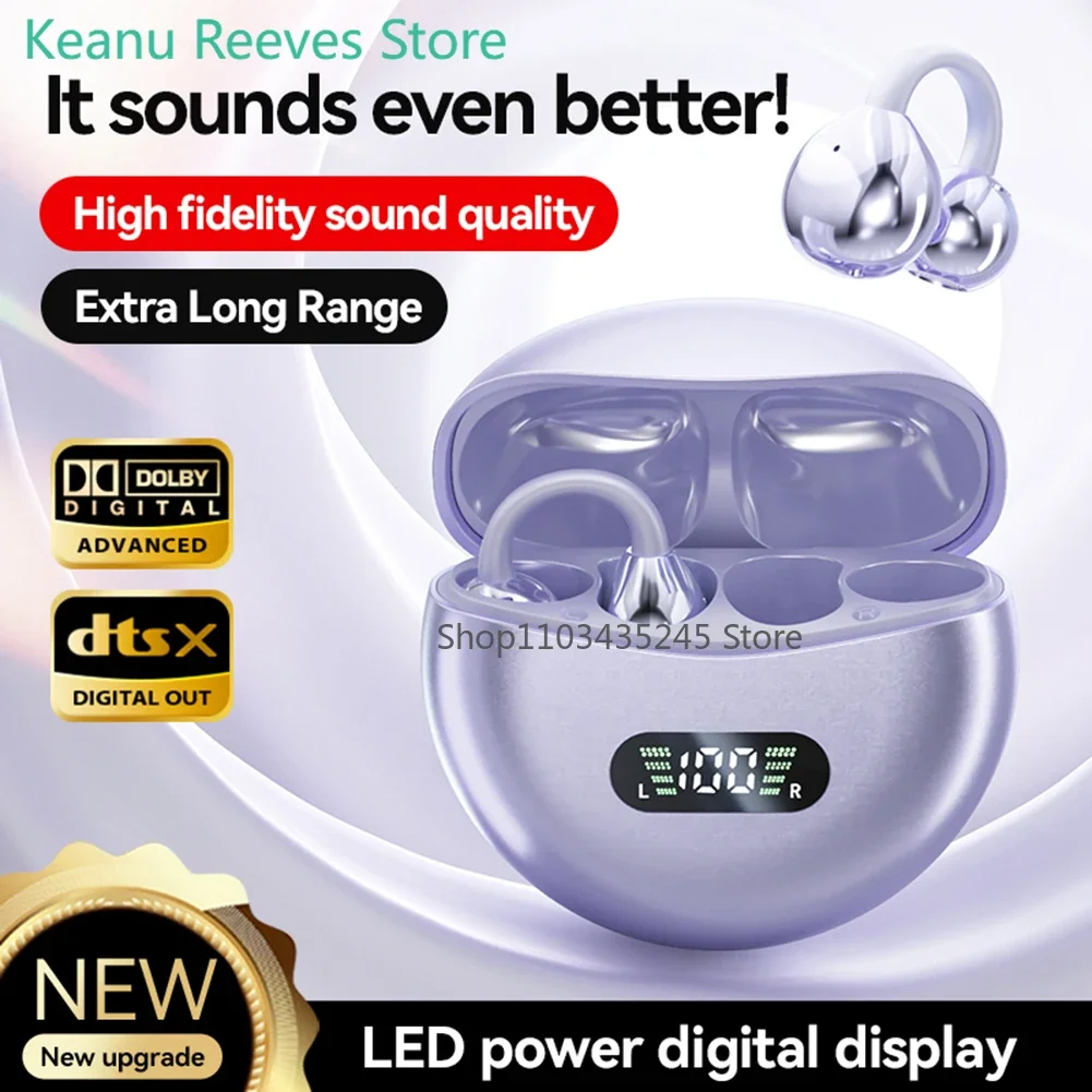 New AI Languages Translation Earphones 144 Languages High Accuracy Translator Noise Reduction Translate Earbuds for Business