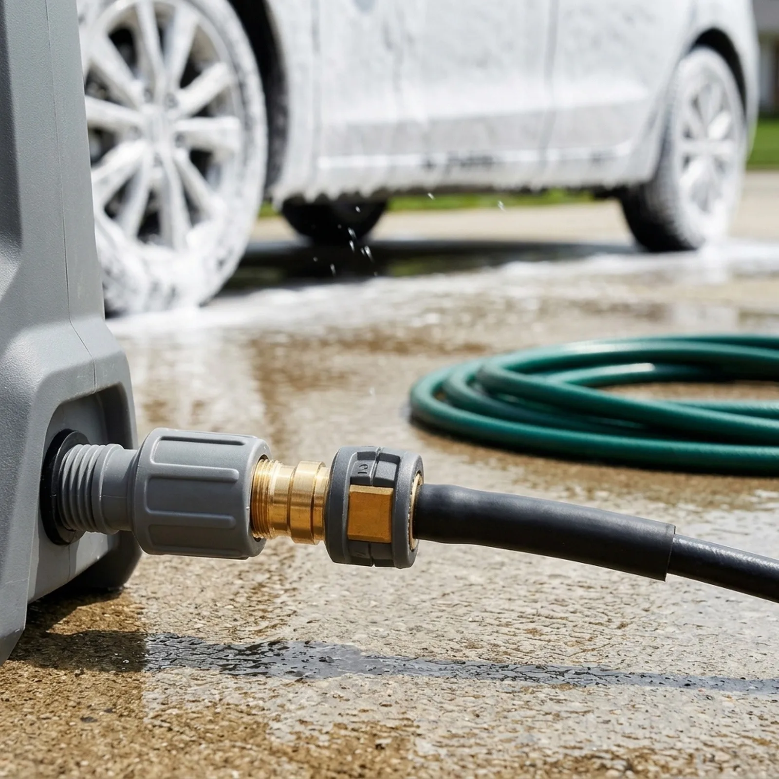 Connector Tailored to Enhance the Versatility of Your Car Washing Machine Works Seamlessly with Models Like the HD5/11 & HD6/15