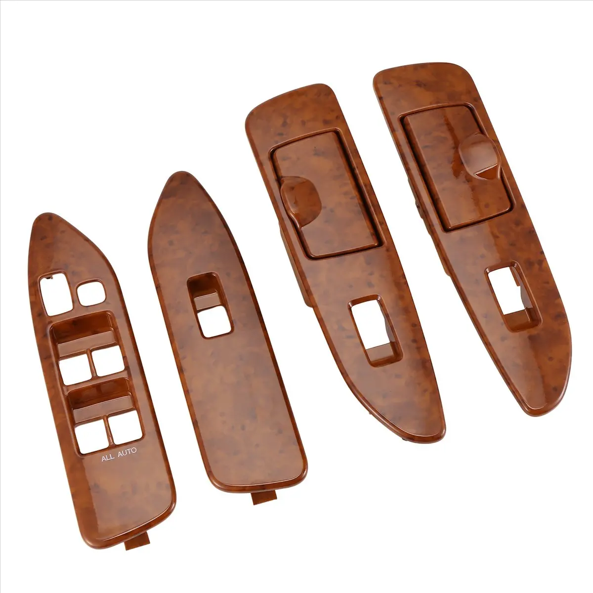 B09A 4Pcs/Set Car Window Glass Lift Switch Panel for Toyota Land Cruiser FJ100 1997-2007 Door Window Regulator Cover A LHD