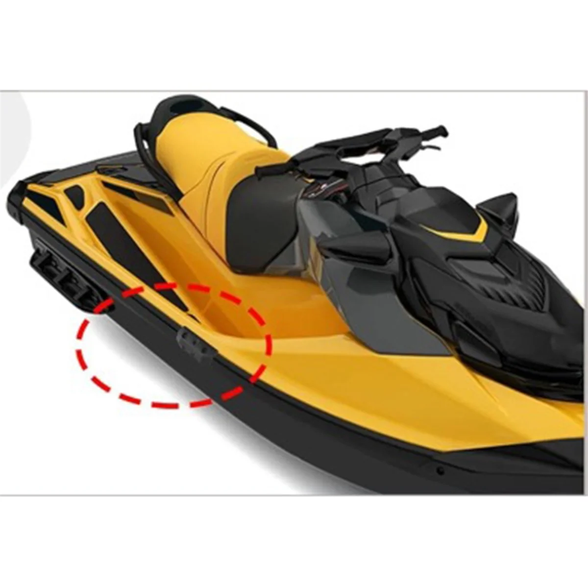 Stable performance 295100729 Snap-in Fenders Installation Kit for Sea-Doo RXT GTX Wake Pro Accessories Durable