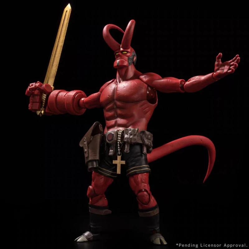 En stock, figura del 30 aniversario de HELLBOY Hellboy de 1000 juguetes, reimpresión
