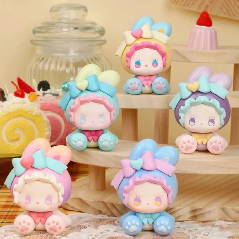 

Emma Bunny Collector Debut Series Mini Blind Box 4cm Kawaii Mochi Bean Figure Cute Desktop Decor Collectible Toy For Girls Gift