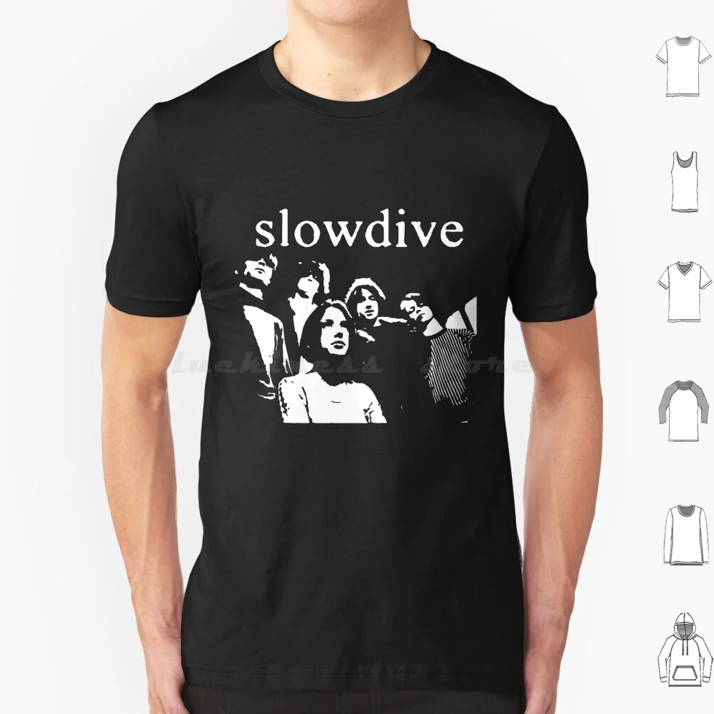 Poster Slowdive English Rock Band T Shirt Cotton Men Women DIY Print Slowdive English Band Music Vocals And Guitar