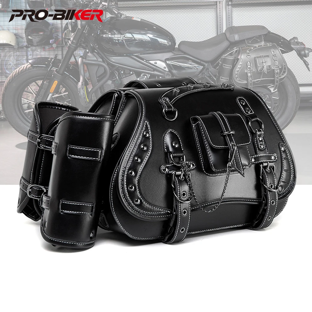 

Сумка на бак для мотоцикла, ударопрочная сумка для верховой езды, утолщенная, износостойкая, Borse Laterali Per Moto, большая и легкая Bolsa Moto Black