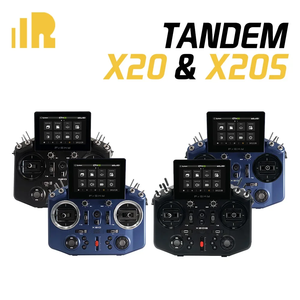 FrSky Tandem X20/X20S High Precision Hall Gimbal Transmitter Built-in 900M/2.4G Dual-Band Internal RF Module for RC