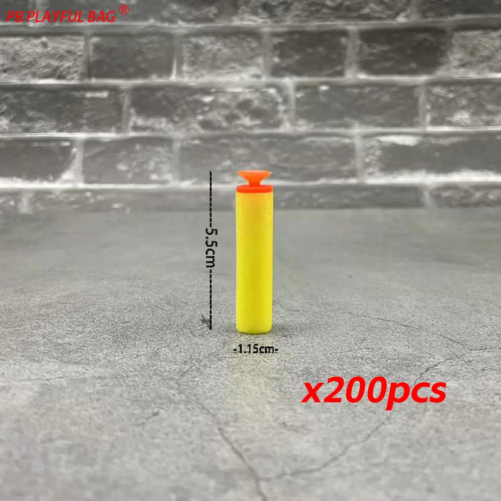 5.5CM ventouse éponge balle molle jaune bleu rouge sécurité mousse jouet pistolet balles accessoire QJ111
