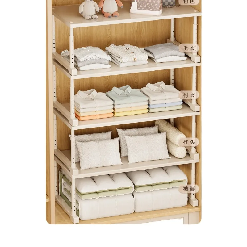 Adjustable Closet Shelf Extender, Expandable Cabinet Organizer, Retractable Storage Divider for Wardrobe, Kitchen, Cupboard
