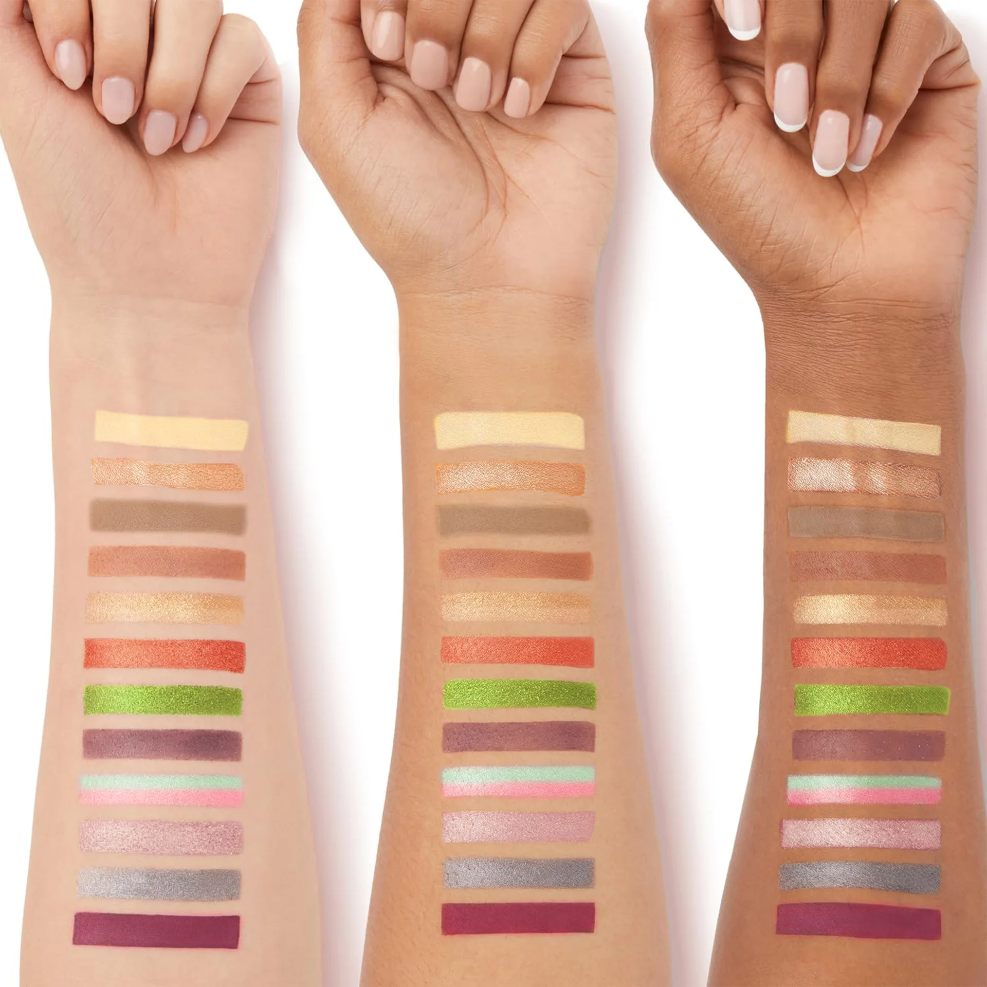 Paleta de sombra de ojos mixta con degradado de 6 colores, paleta multifuncional para contorno de rubor, resaltado, mate suave, nacarado, todo en uno