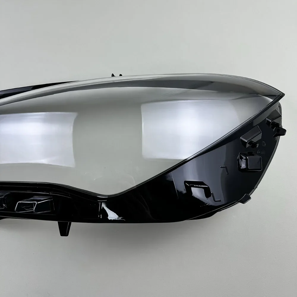 لمرسيدس بنز CLA W118 2020 2021 2022 كشافات غطاء شفاف عاكس الضوء العلوي قذيفة قناع عدسة شبكي
