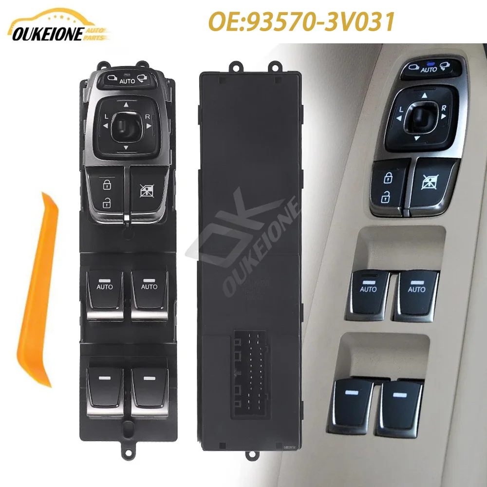 

93570-3V031 for 2011 2012 2013 2014 2015 Hyundai Azera Grandeur Left Electric Master Window Control Switch Button 935703V031RY