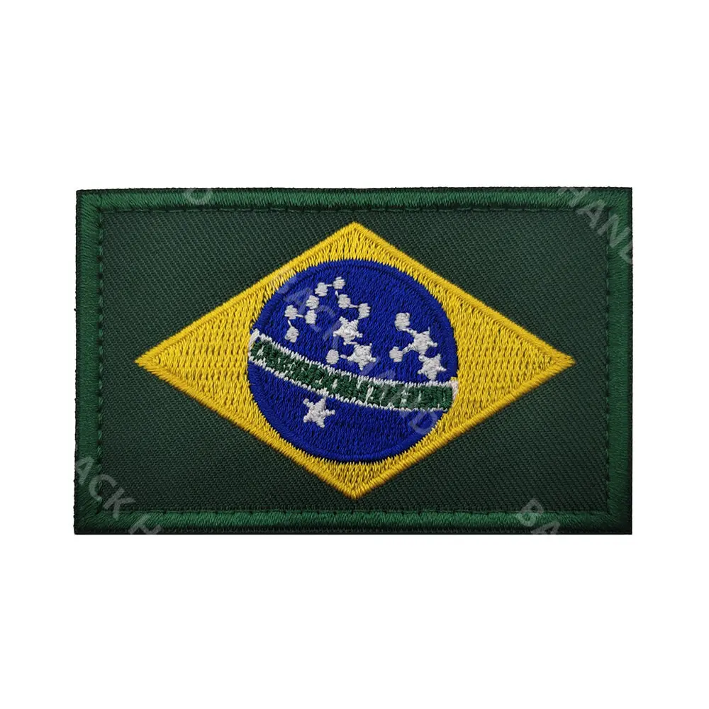 BOPE Brazil Patch Tactical Armband Elite Operacoes Especiais Montanha Squad Embroidery Hook Loop Applique PVC Tactical  Emblems