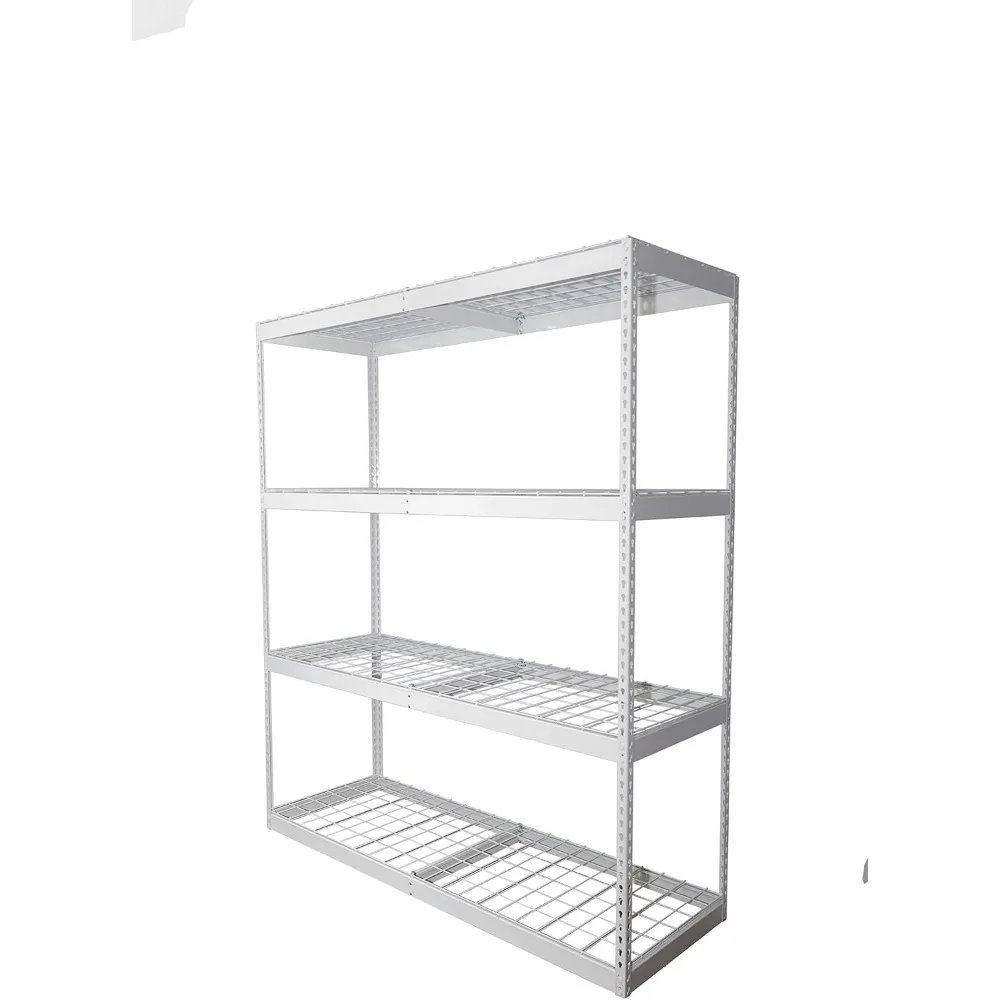 وحدة رفوف المرآب - رف تخزين فولاذي بالكامل يحمل 500 رطل لكل رف - سهل التجميع