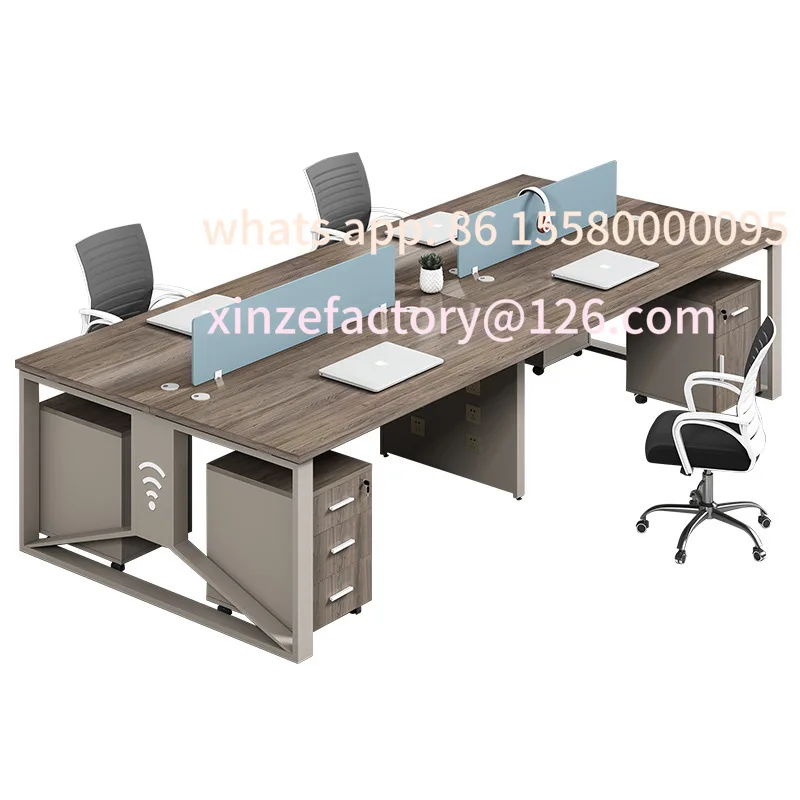 

Customizable Desk Simple Modern Staff Desk