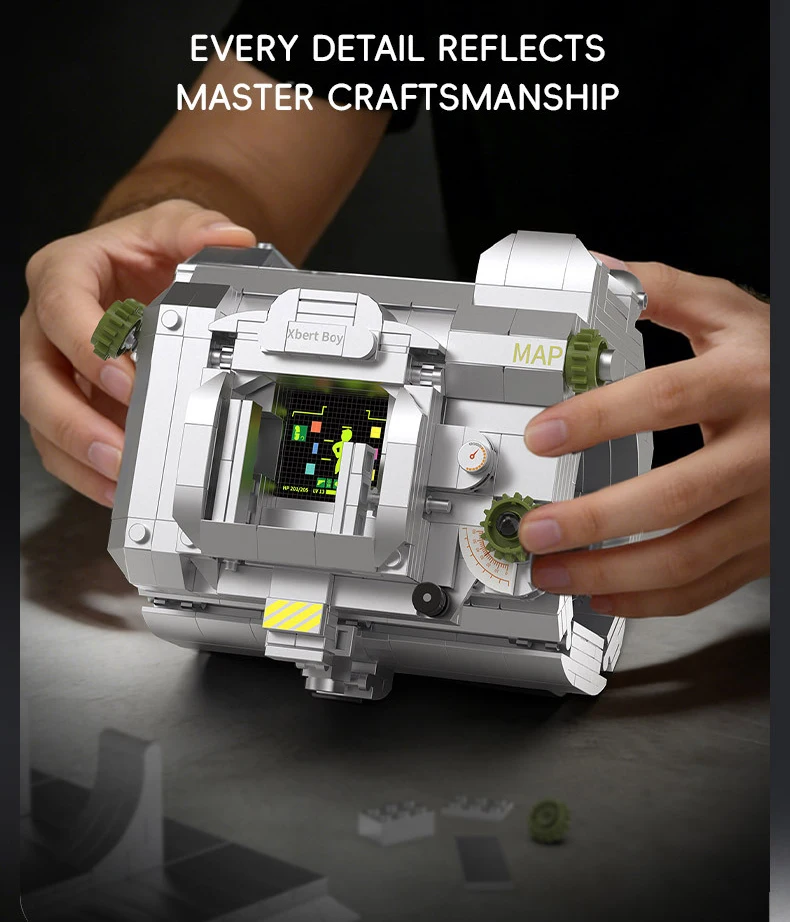 Technologie-Bausteine: Cyber-Mechanisches Armband-Modell, Smartwatch-Ladestation, Bausteine für Erwachsene, Geschenke – Detail 6