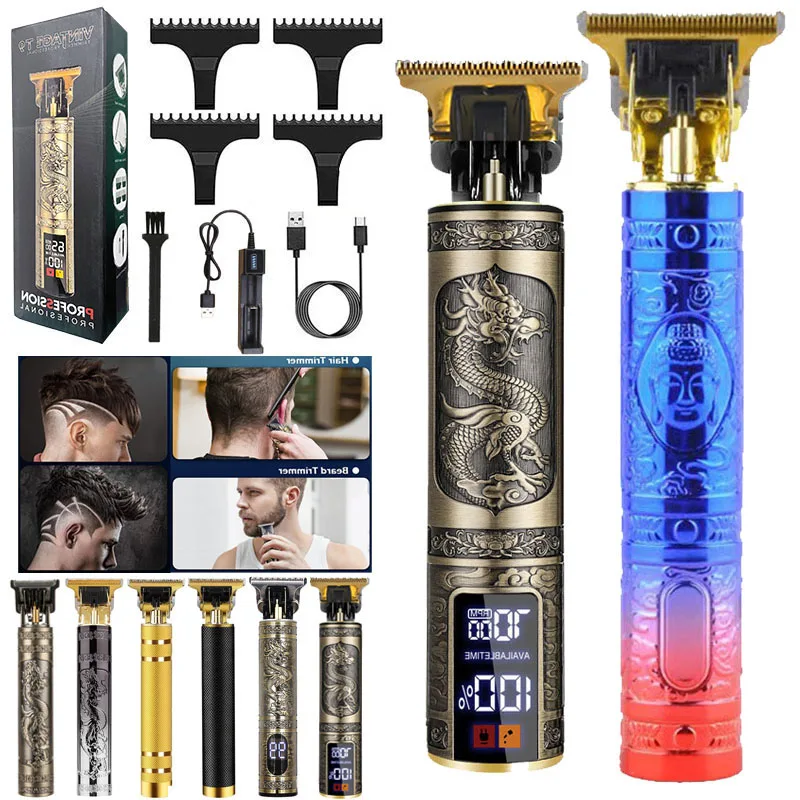 

Vintage T9 Cutting Grooming Kit Full Set Professional Body Beard Barber Shop Electric Hair Clipper Trimmer Cut Cutter Machine