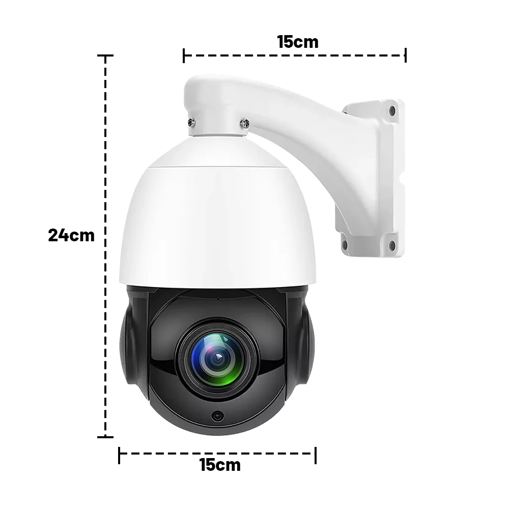 WESECUU POE Ip Camera Cctv Camera Security Camera Outdoor Vandal-proof Waterproof Mini Speed 20X Zoom Lens Dome